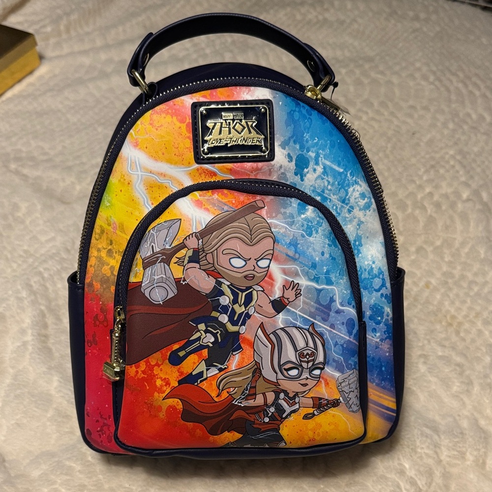 Marvel Thor Kids Backpack - Red and Blue
